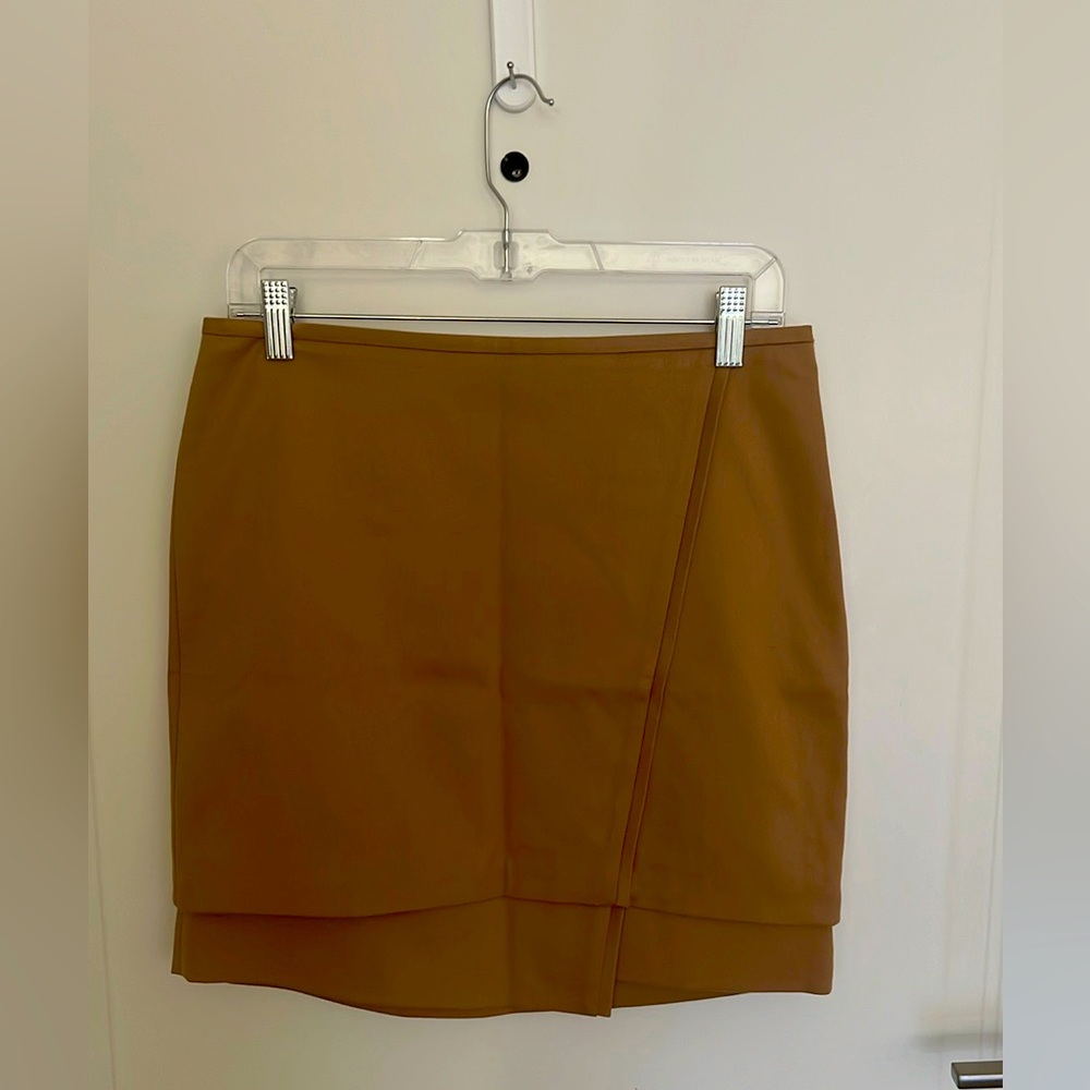 Mini skirt Tan